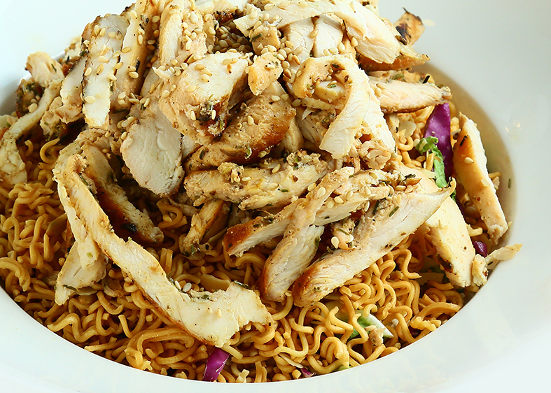 Crunchy Noodle Chicken Salad by Circle Cafe - Healthy Dinner in Abu Dhabi
