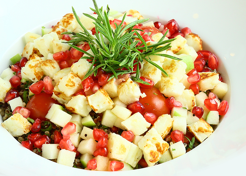 Halloumi Salad by Circle Cafe - Healthy Dinner in Abu Dhabi
